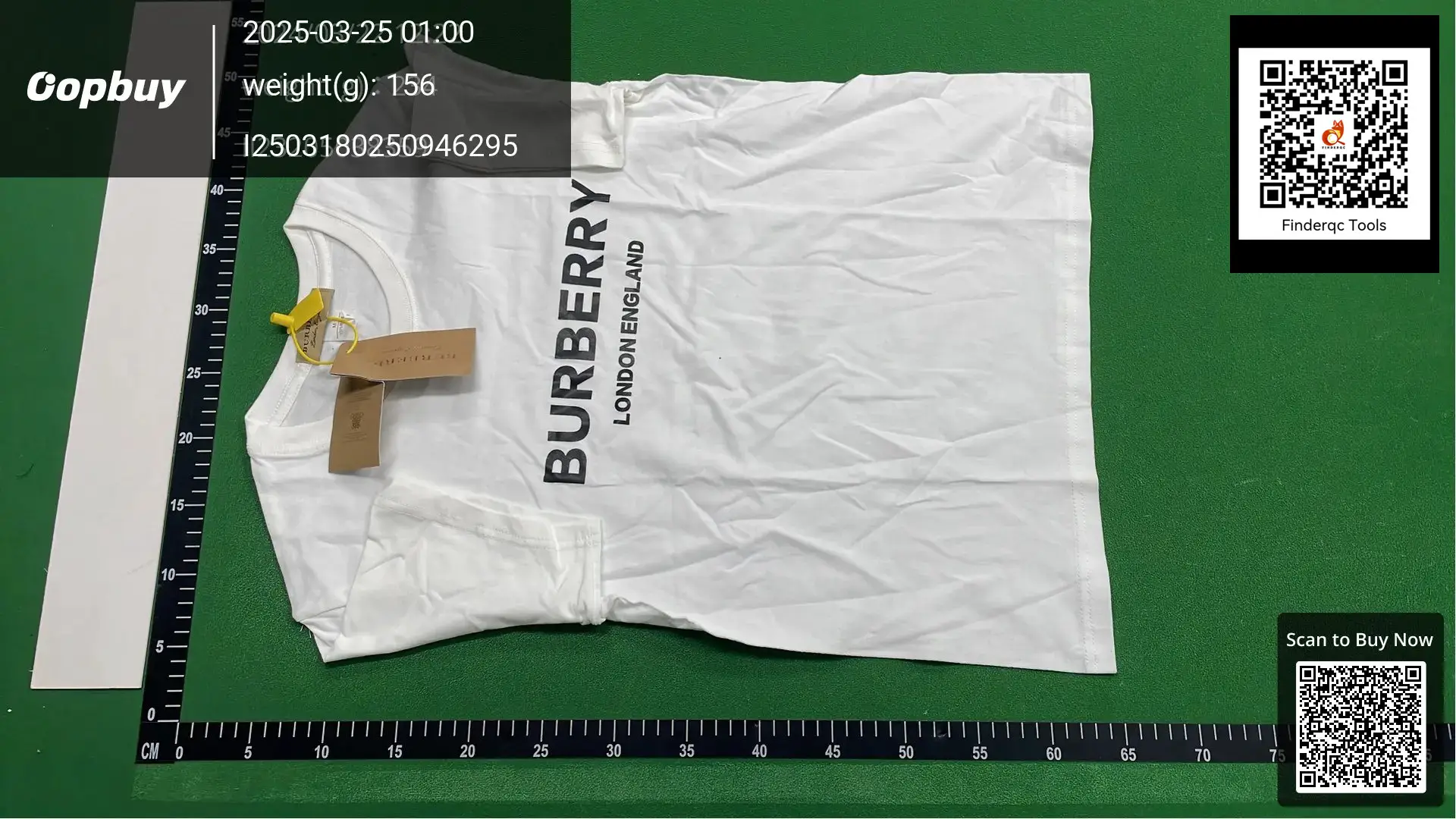 Burberry London England T-Shirt White