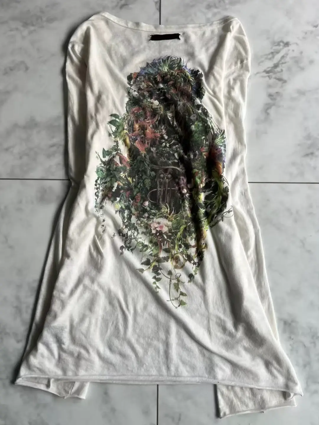 Ifsixwasnine Avant-Garde Visual Style Printed Long-Sleeved T-Shirt