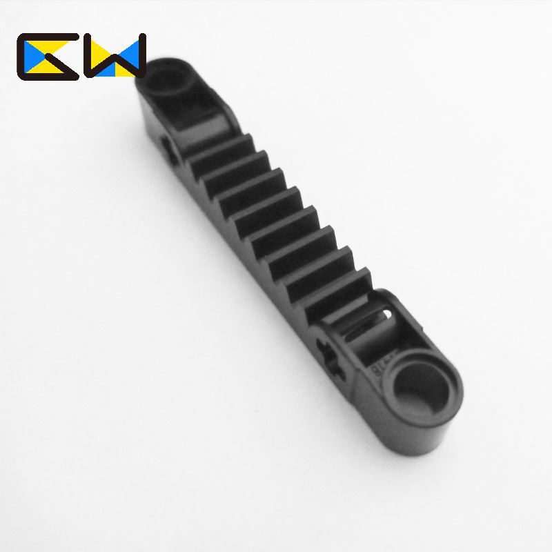 Compatible with Lego building block gear strip 87761 gear frame 1*7 rack with hole MOC Science and Education parts