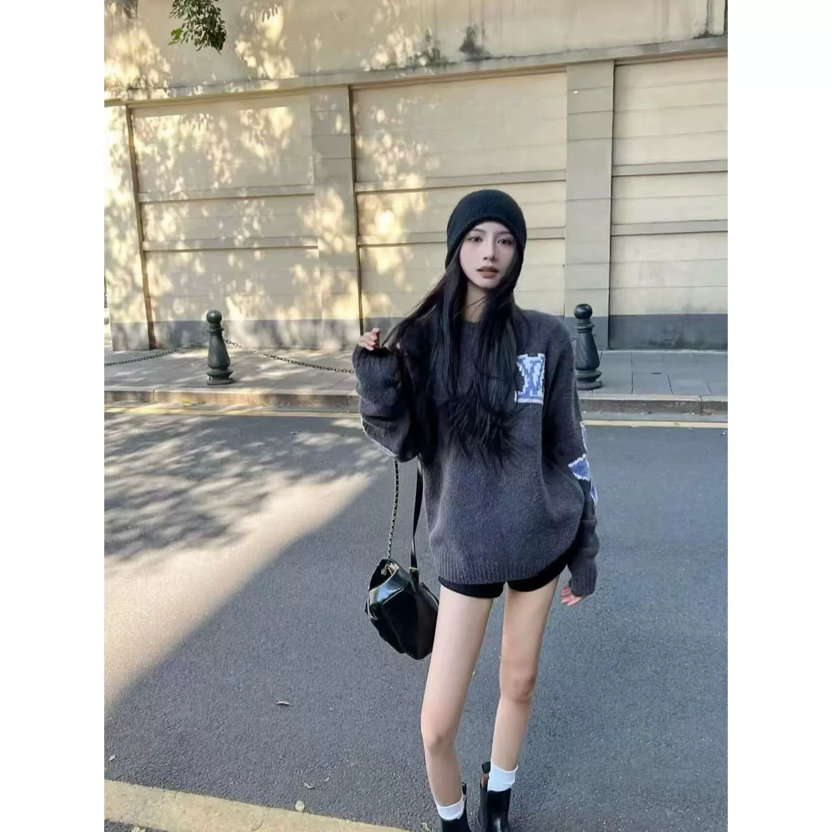 2025 Autumn/Winter Women's Couple's Cashmere Hoodie Embroide