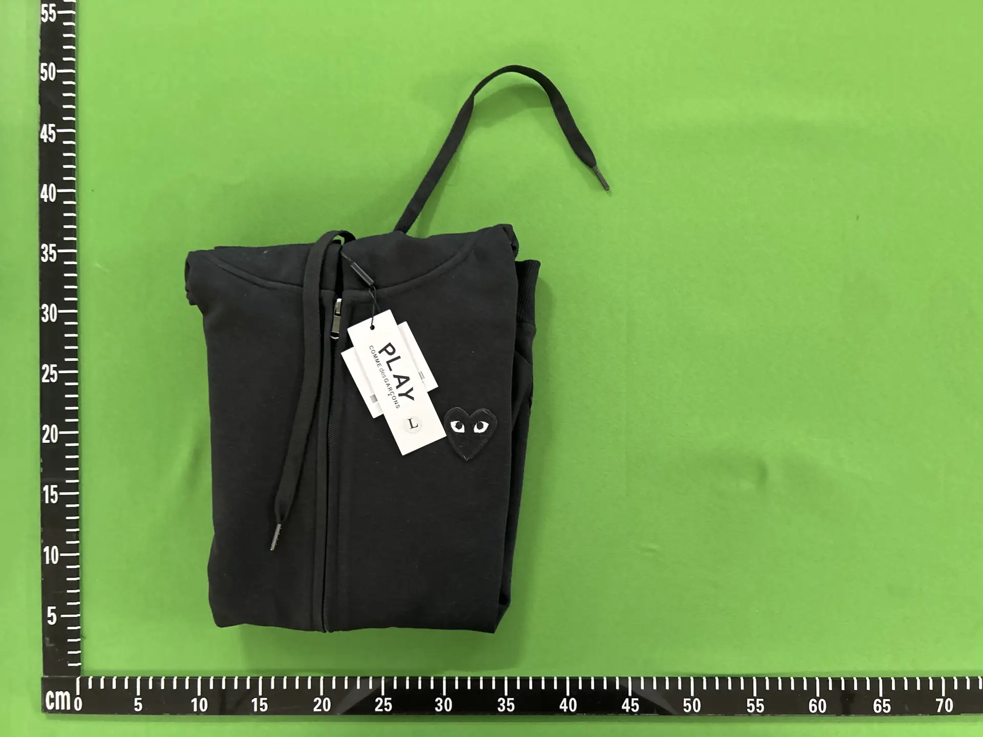 Comme des Garçons PLAY Zip Hoodie Black