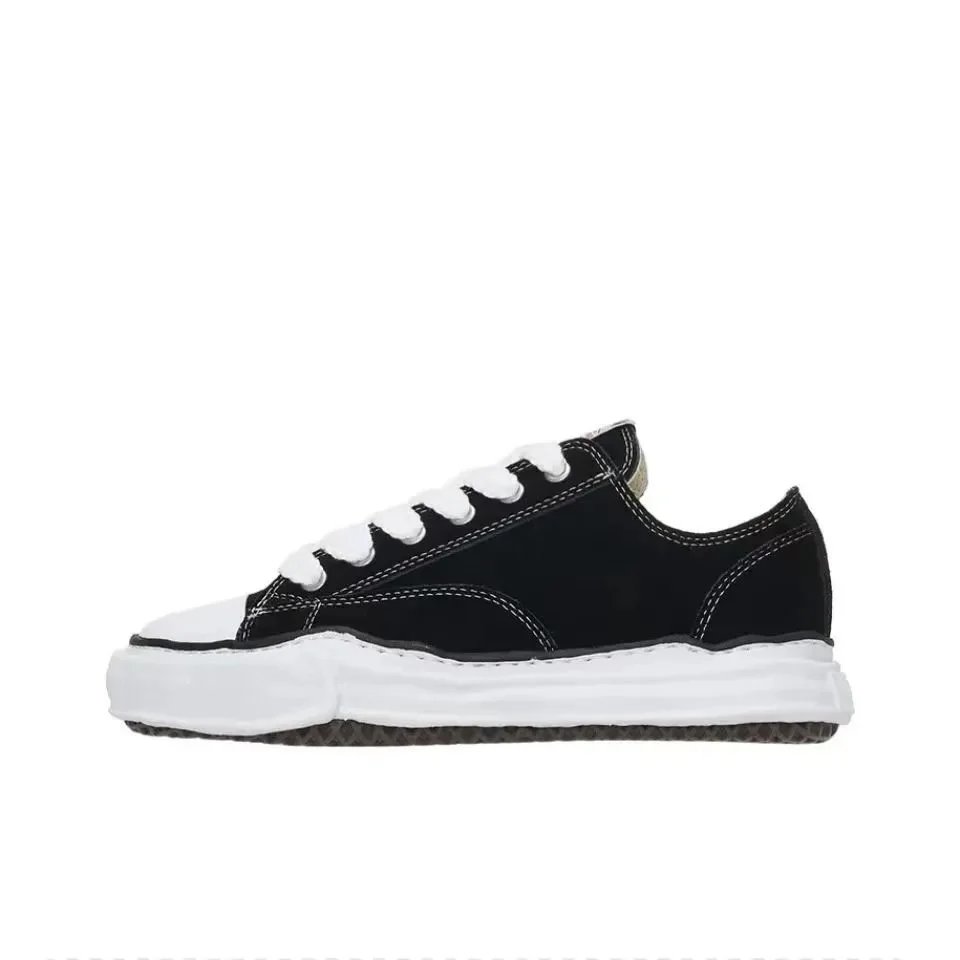 ternary dissolved shoes * lovers shoes retro trend men's and women's height-increasing canvas shoes