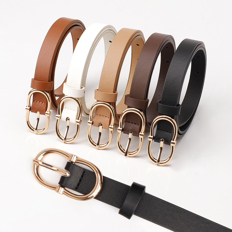 New simple versatile ladies belt fashion commuter leisure wind belt women decorative jeans belt factory wholesale