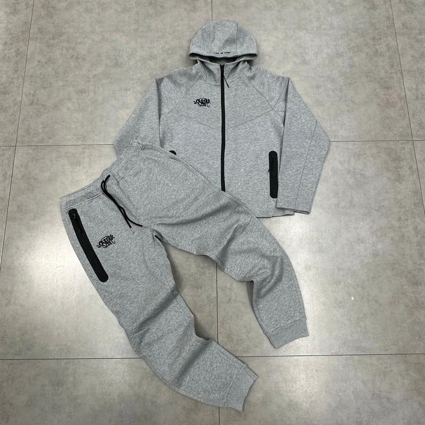 2024 New Autumn and Winter Trendy European and American Hip-Hop Street Letter Print Men's and Women's Trendy Brand Hoodies Sweatshirts + Pants