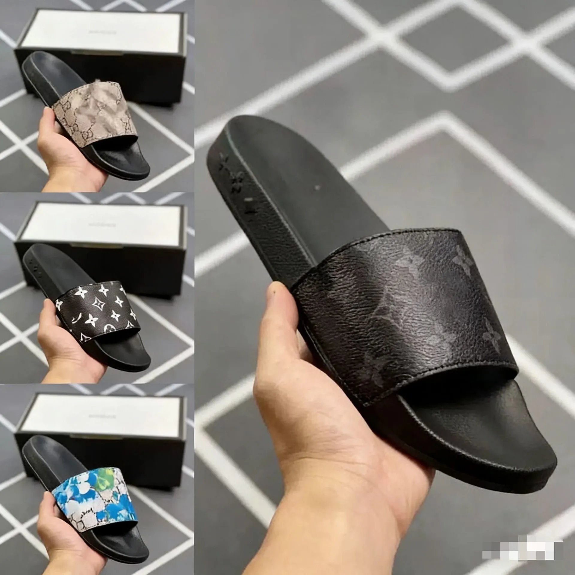 Louis Vuitton Monogram Slides
