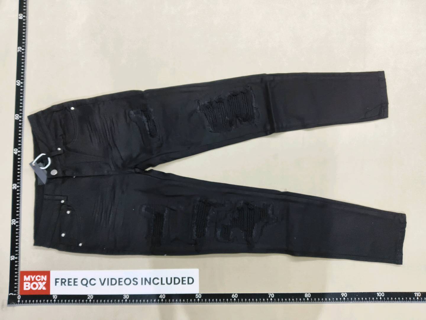 Amiri Black Ripped Jeans QC