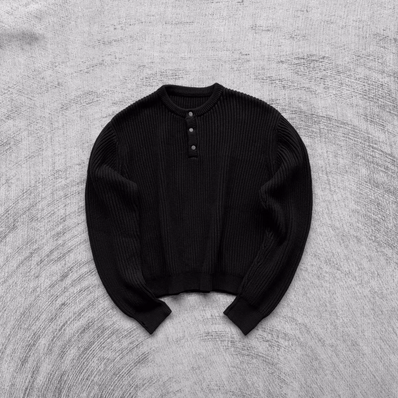 Fm Fishing Button Sweater