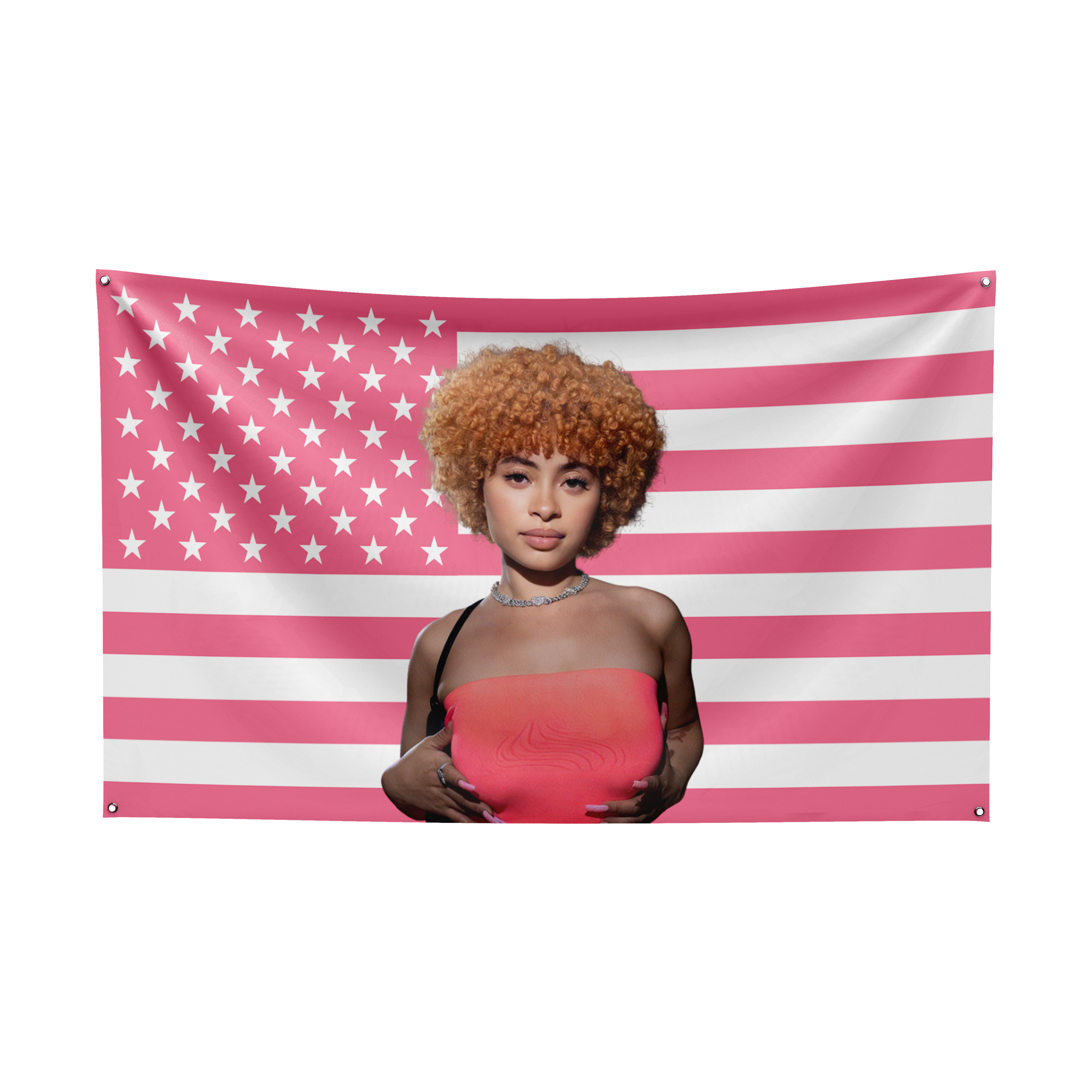 Ice Spice Flag 3×5ft Fan Merchandise Concert Support Prop Bedroom Decoration Banner