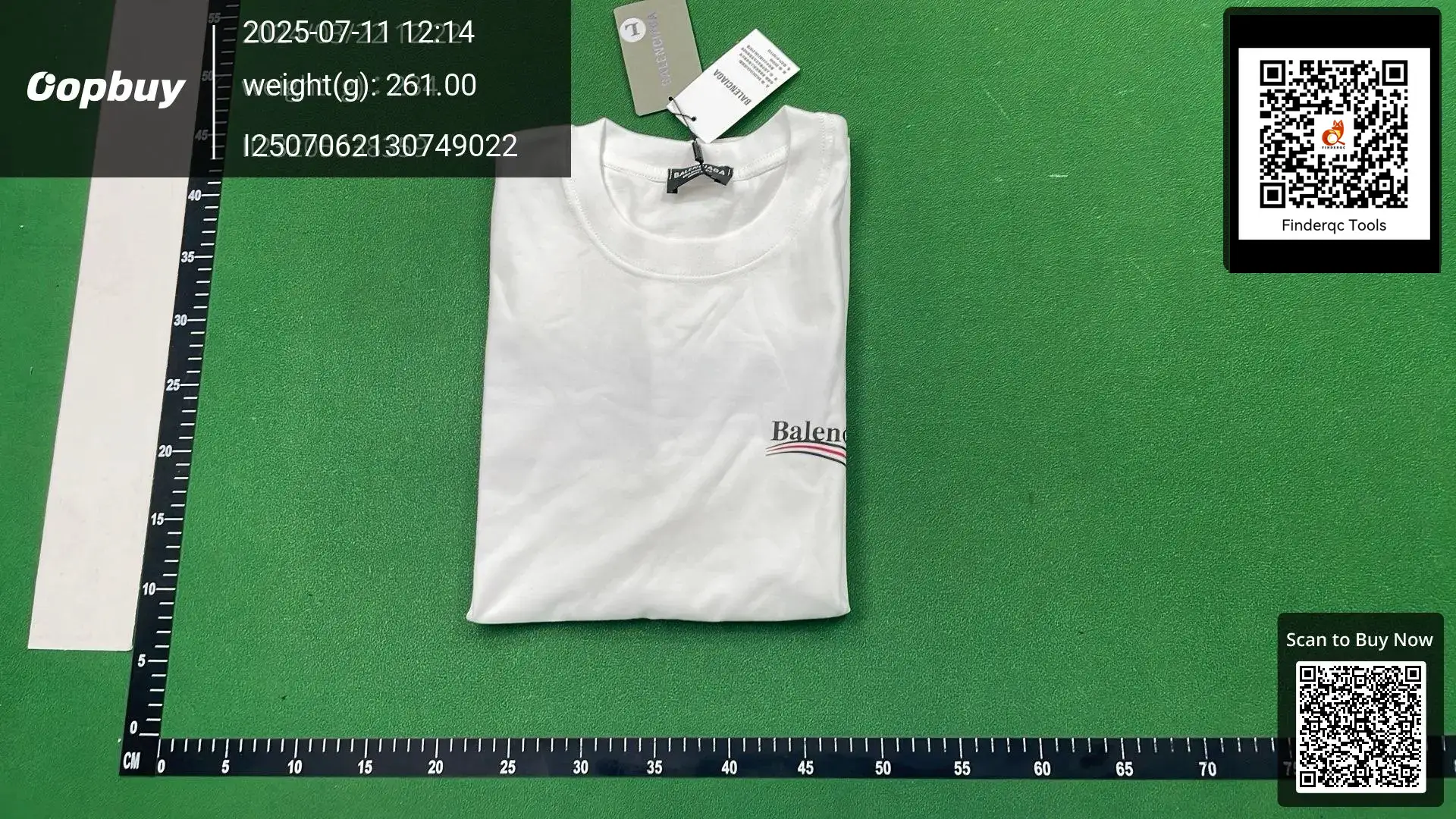 Balenciaga Logo T-Shirt White