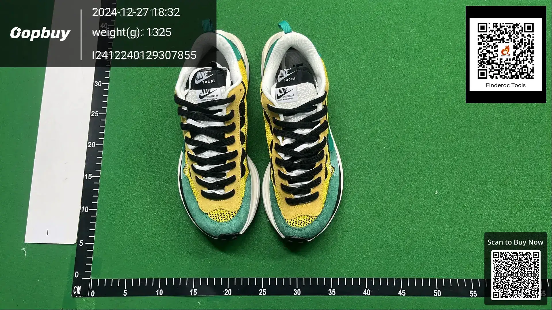 Putian high version waffle shoes sacai3.0 men's and women's sports leisure running shoes low-top height three generation shoes