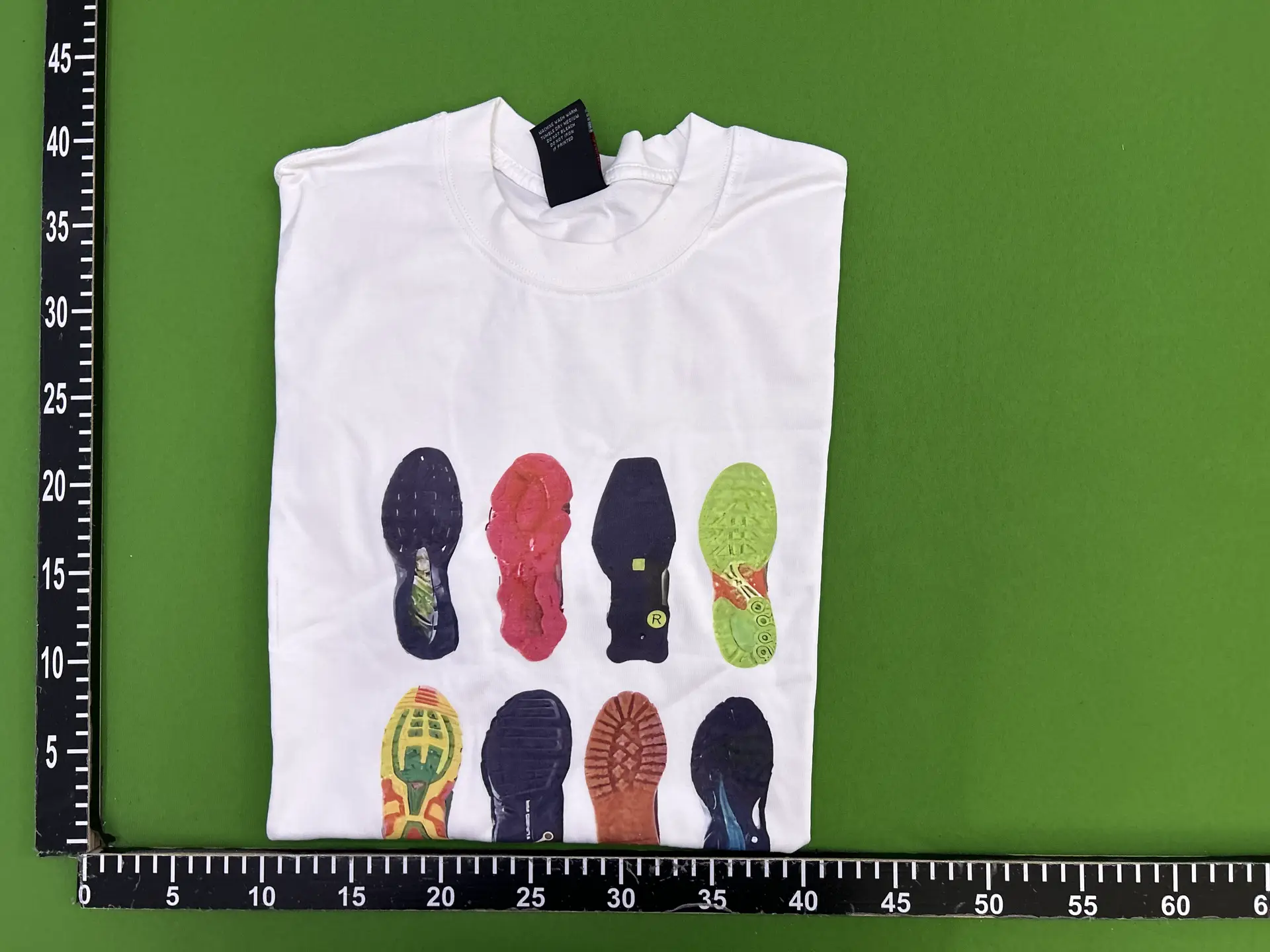 American retro vintage design, niche sole printed short sleeved t-shirt, European and American high street loose half sleeved trendy brand