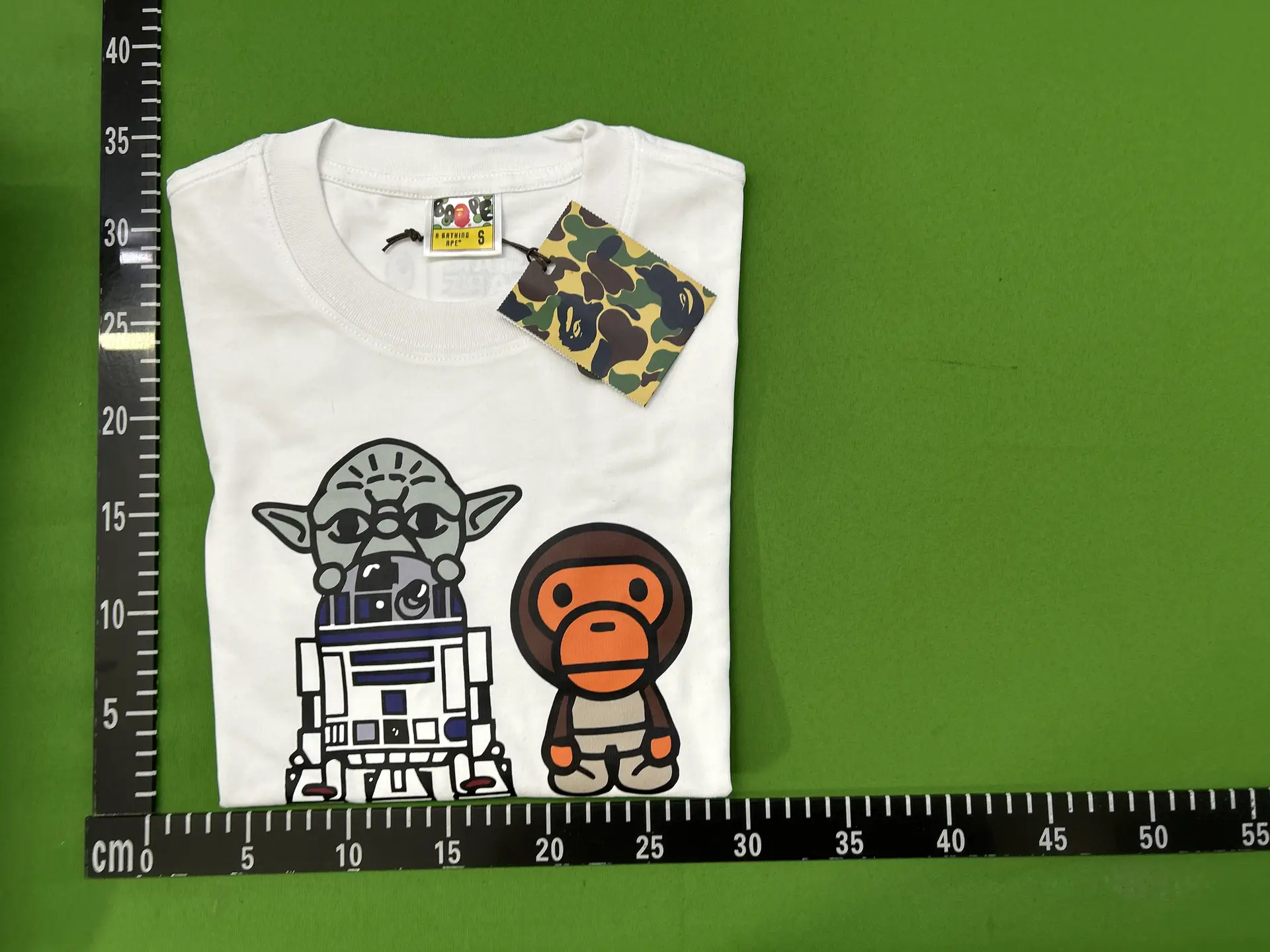 Trendy Brand Cross-Border Wholesale Supply Foreign Trade Dropshipping 260g Heavyweight Bape Ape Head Shark Short-Sleeve T-Shirt 23