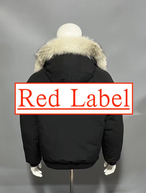 Red Label Cwk Fur Jacket Motorcycle Style