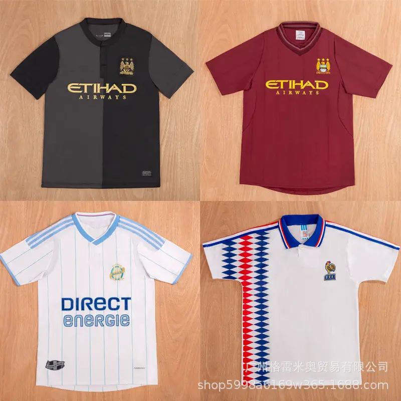 Explosive vintage soccer jersey collection 9293 Sunderland 1995 Sheffield Wednesday 0506 Malaga jersey one piece of hair