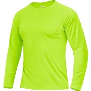 Men's UPF 50 Sunscreen UV SPF Shirt Long Sleeve Lightweight Quick-drying Swimming T-shirt Sunscreen Foto QC de WEIDIAN na Qualit.ly