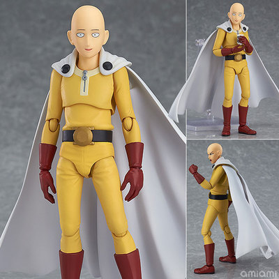 Anime Wholesale figma 310 # One Punch Man Qiyu Teacher Bald Action Figure Model Ornament