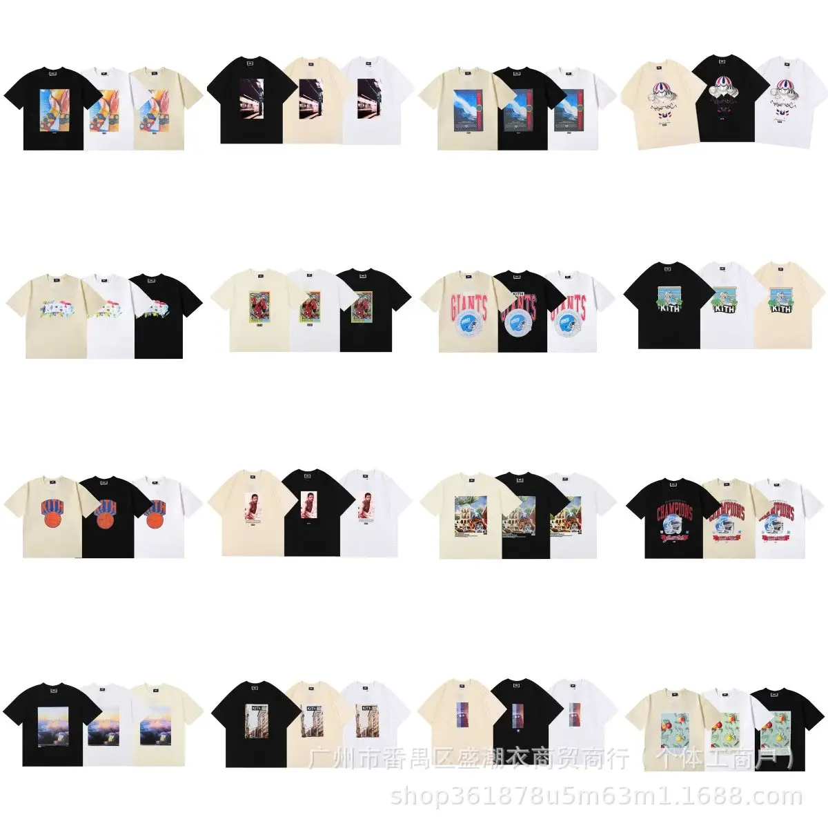 DX88 High-Definition Print Premium Double-Gauze Pure Cotton Casual Short-Sleeve T-Shirt for Men and Women
