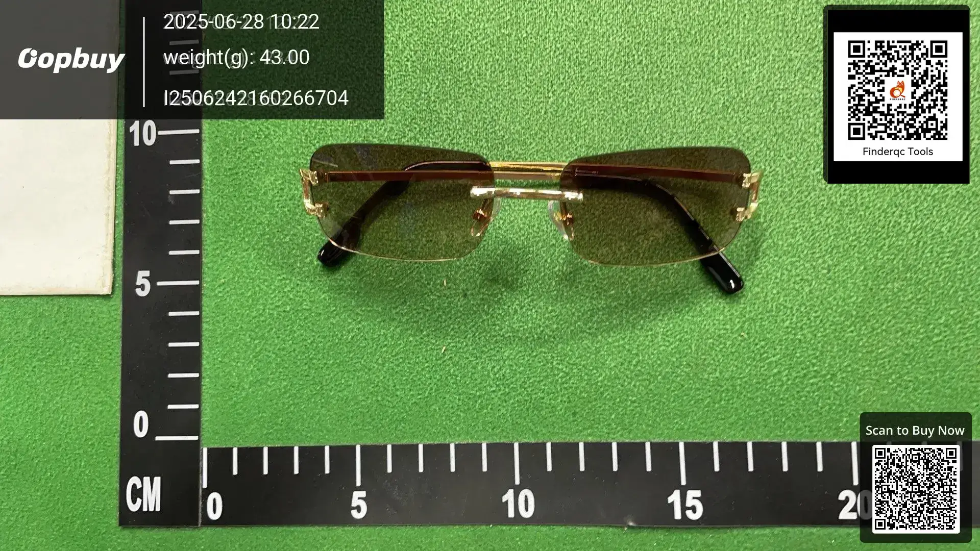 50708 Square Frameless Cut Edge Sunglasses for Women European and American Fashion Ins Style Street Photography Trendy Sunglasses Personalized Small Glasses