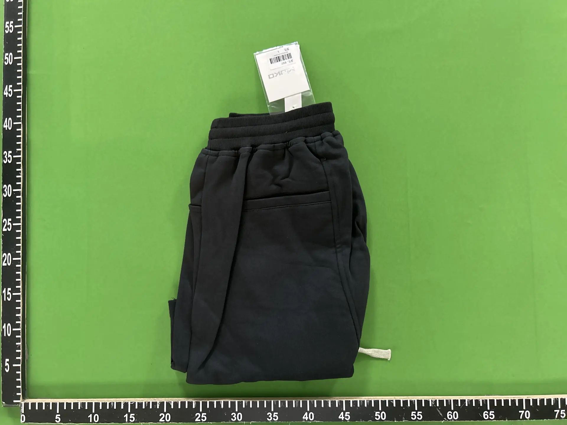 MIJKO Men's Black Terry Shorts