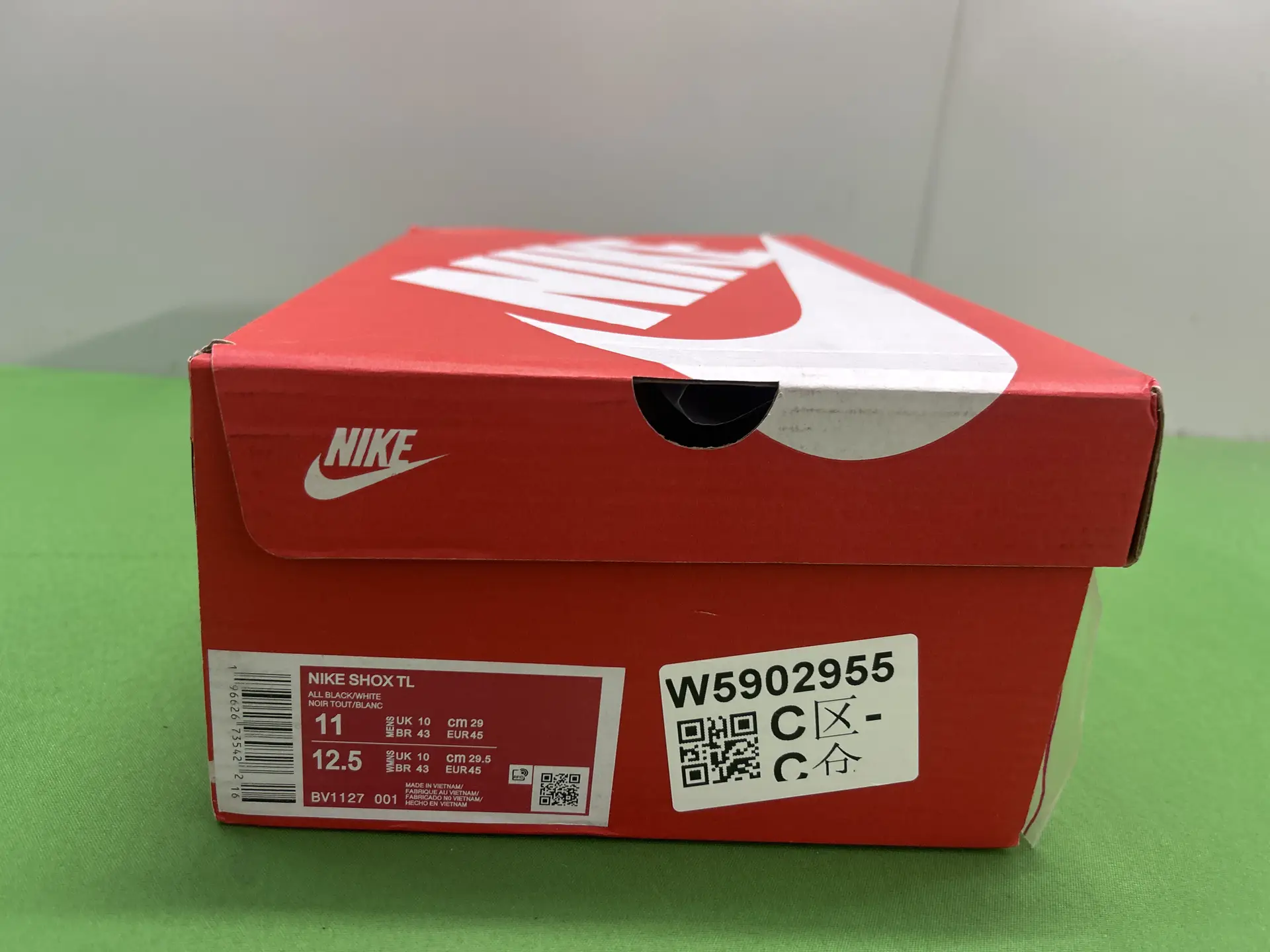 Nike Shox TL All Black/White