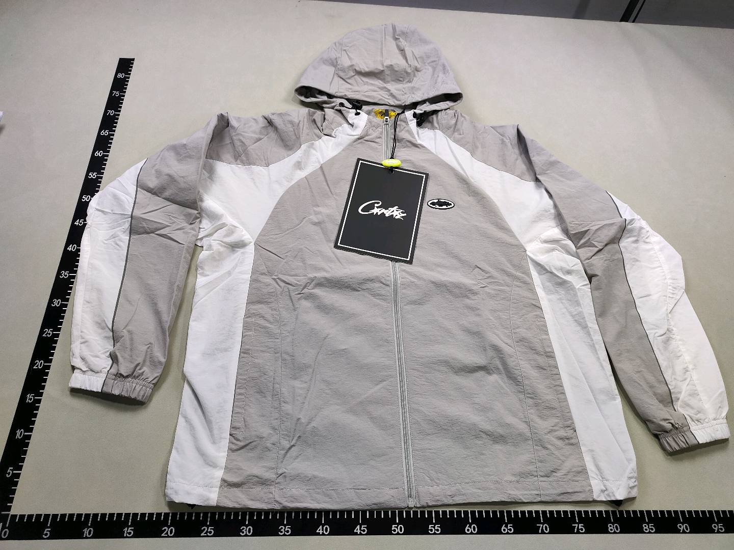 Cr color-matched jacket coat QC