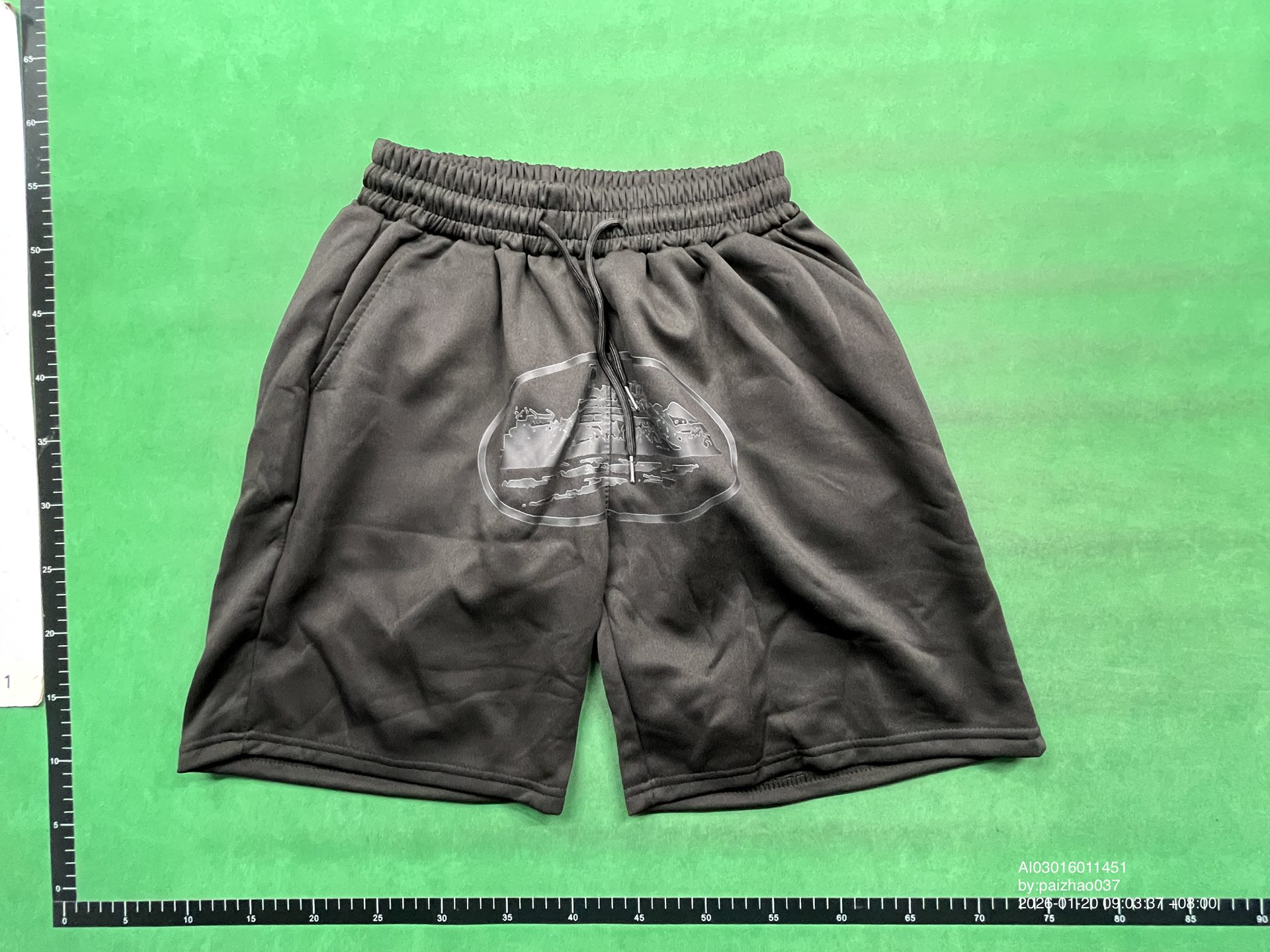 Corteiz Short Alcatraz Shorts Ship Print Shorts Trendy Hip Hop Skateboard Casual Sweater Trendy Brand — QC-foto 2