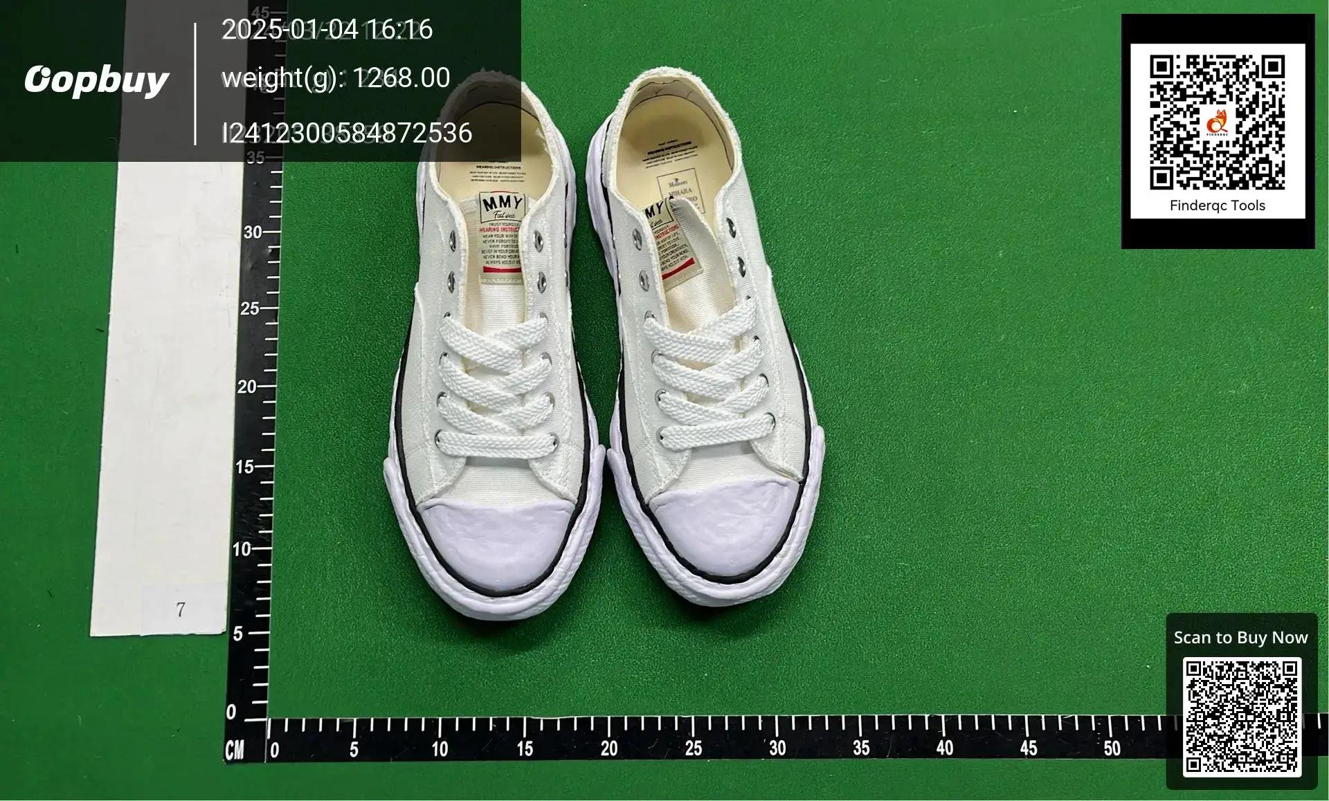 MMY Canvas Sneakers White