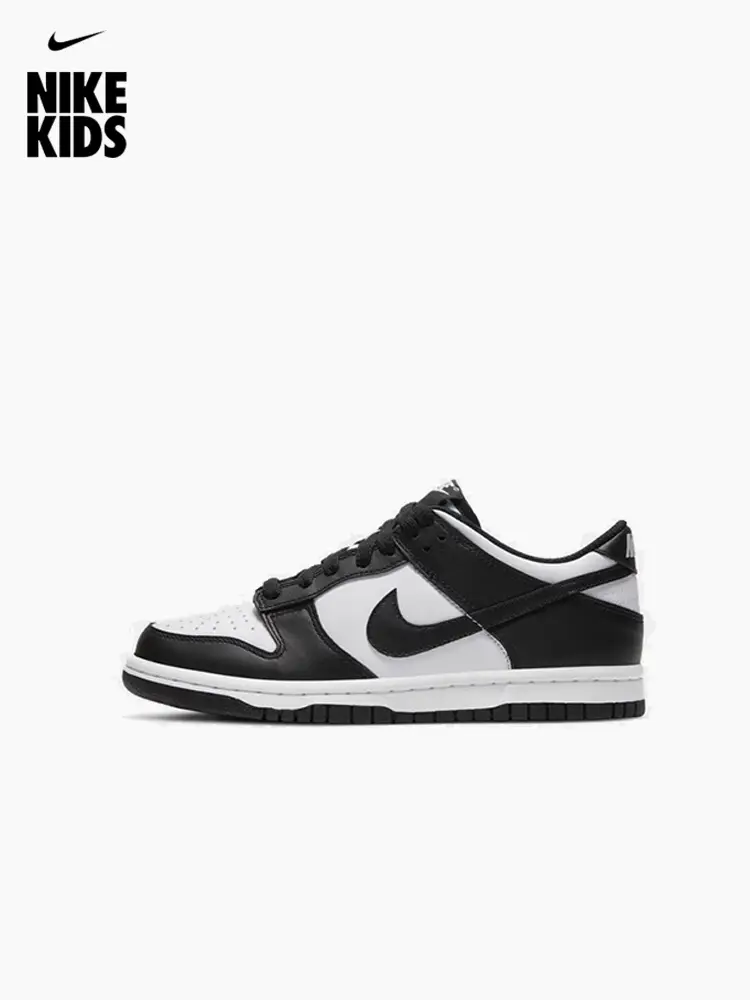 Nike Nike kids Shoesdunk Low Children's Black and White Panda Low Top Sneakers Men girl Casual Sports Shoes