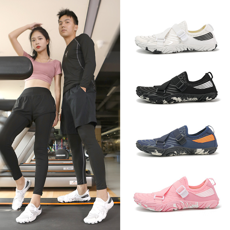 Breathable sweat-absorbent indoor fitness shoes for men and women treadmill squat hard pull shoes non-slip wear-resistant strength sports weightlifting shoes