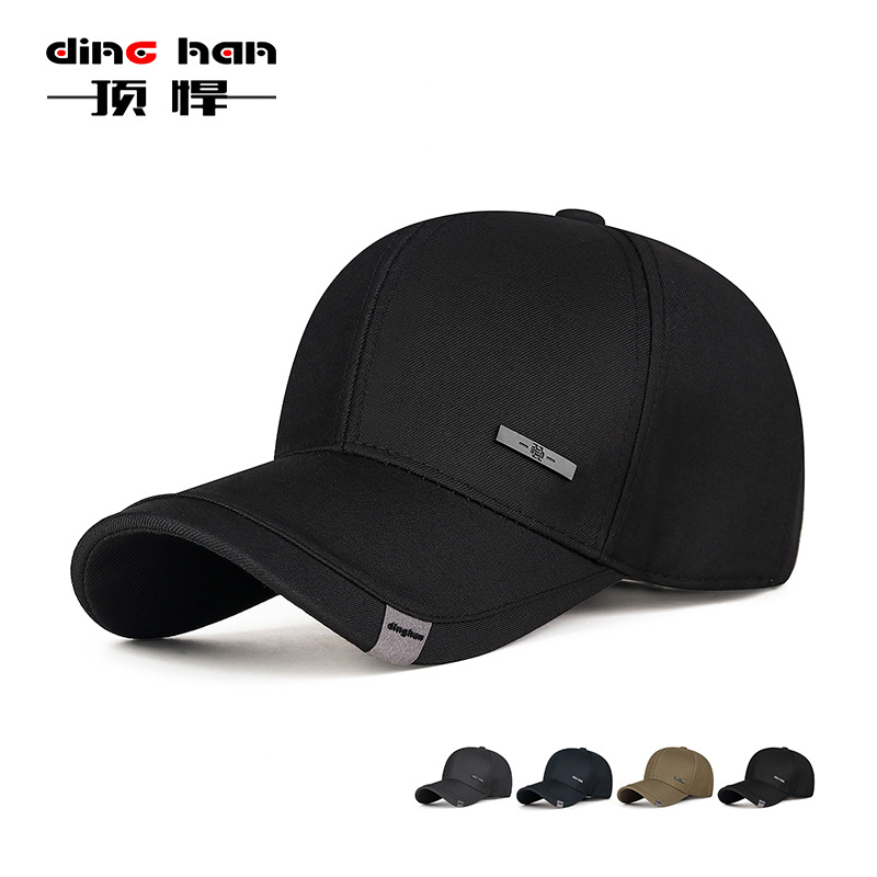 Business men's hat spring and autumn new fashion clothing fabric baseball cap for middle-aged and elderly gift-giving dad cap