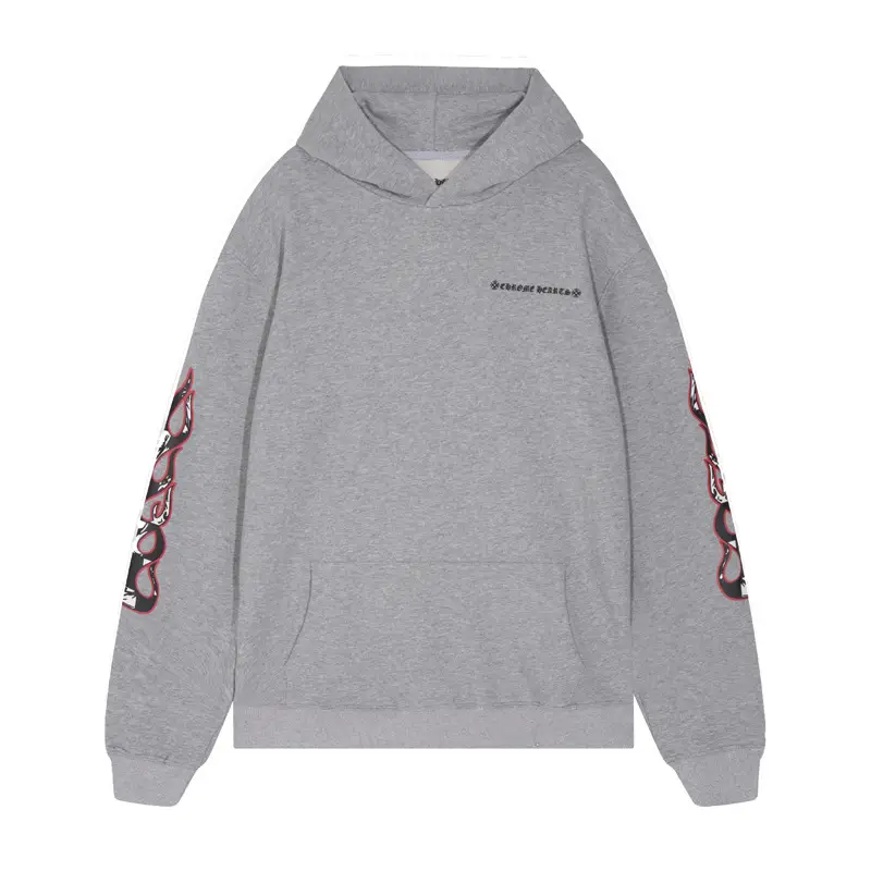 24Ss Correct Version of Chrome Hearts Chrome Cross Hooded Sweatshirt Is Versatile and Fashionable