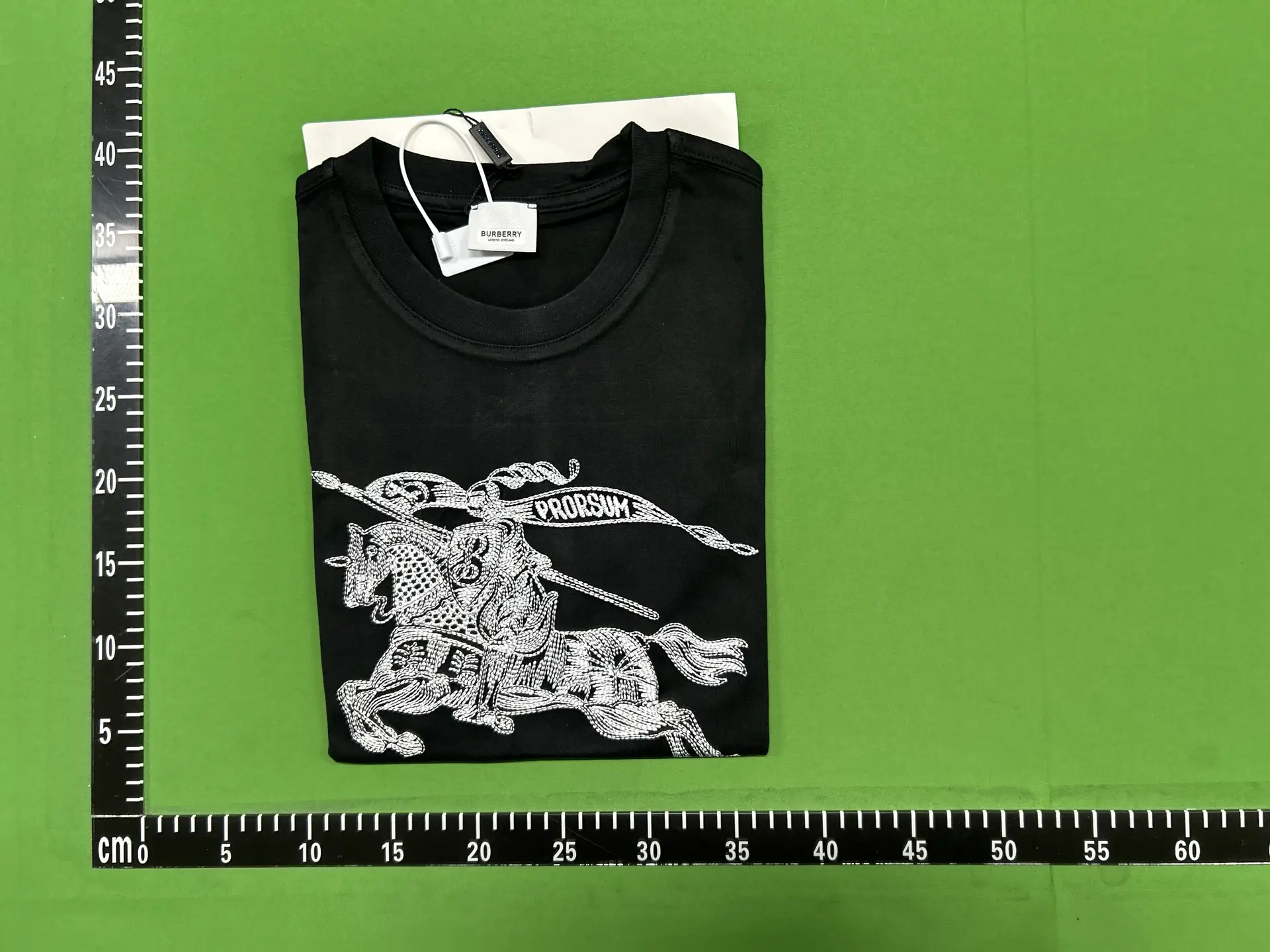 Burberry Equestrian Knight T-Shirt Black