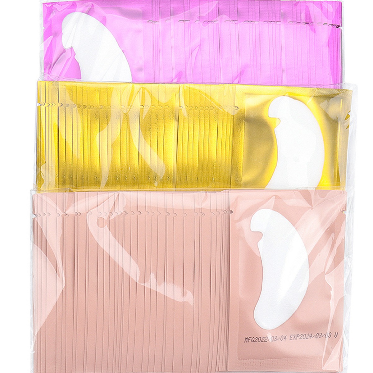 New Style Grafted Eyelash V-shaped U-shaped Eye Patch Internet Celebrant V-shaped U-shaped Eye Patch Isolated Upper and Lower Eyelash Gel Eye Patch