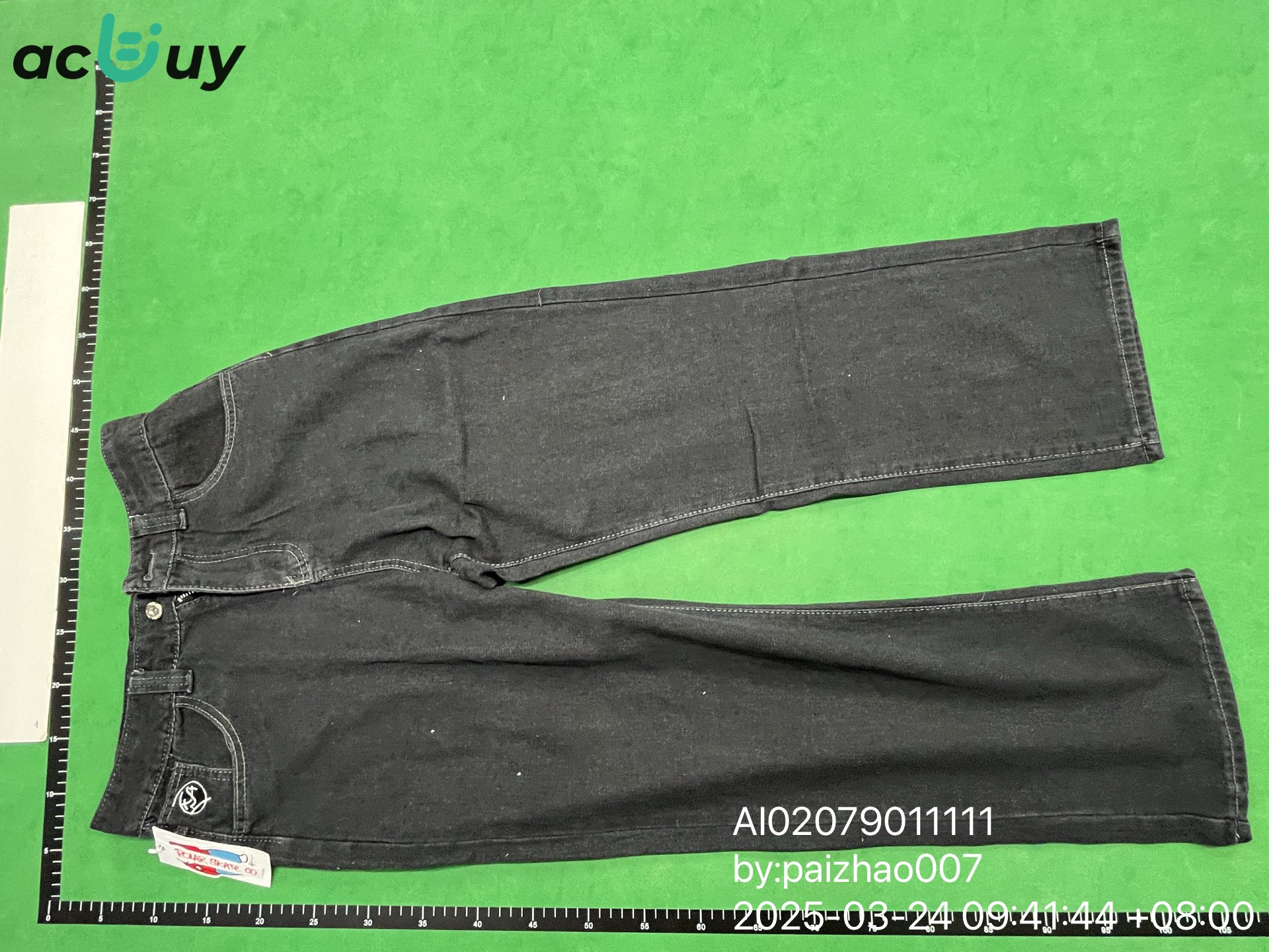 Y2K Polar Big Boy Hip-hop Embroidered All-match Jeans Unisex All-match Casual Straight Jeans QC