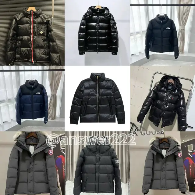 Moncler Canada Goose The North Face puffer jackets
