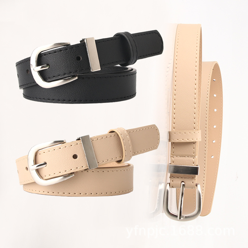 Women's Belt Korean Style Fashion Versatile Girl's Belt Simple Student Belt with Jeans Clothing Decorative Belt Factory