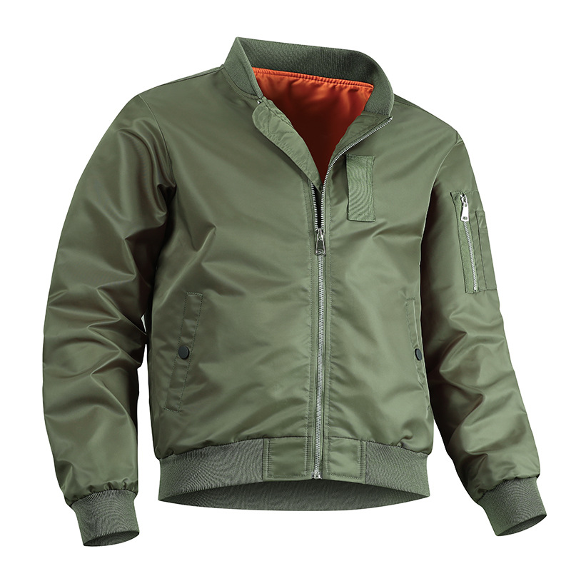 Workwear jacket men's spring and autumn 2024 new trendy loose baseball uniform American boys pilot jacket