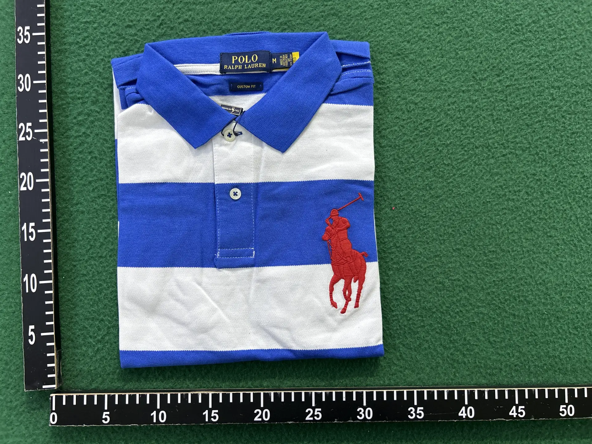 Polo Ralph Lauren Striped Polo Shirt Red Pony