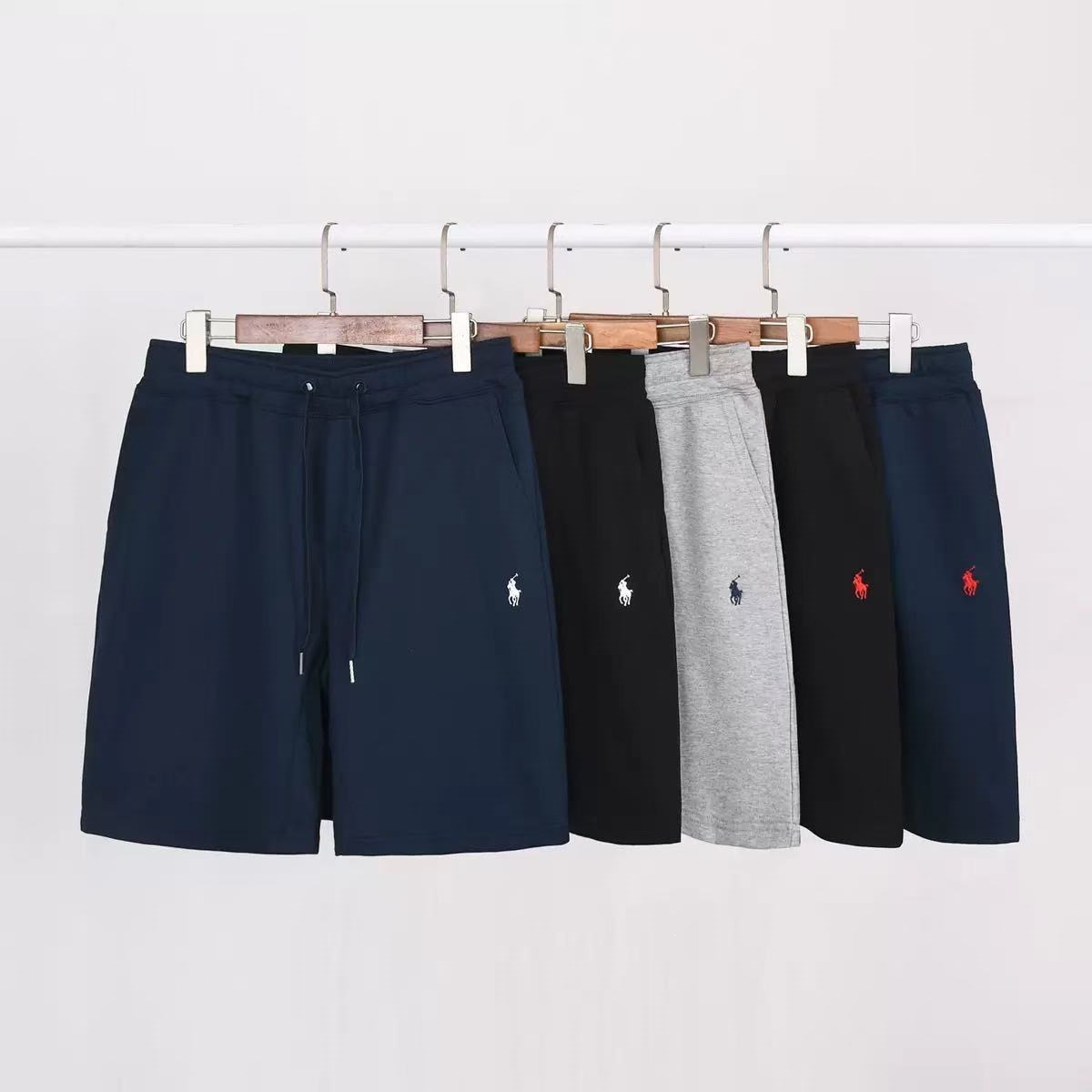 Light Luxury Rl Men's Shorts, Stylish Five-Point Pants, Summer Loose-Fitting Pure Cotton Sports Casual Breathable Quick-Dry Shorts for Outdoor Wear Foto QC da 1688 su Qualit.ly