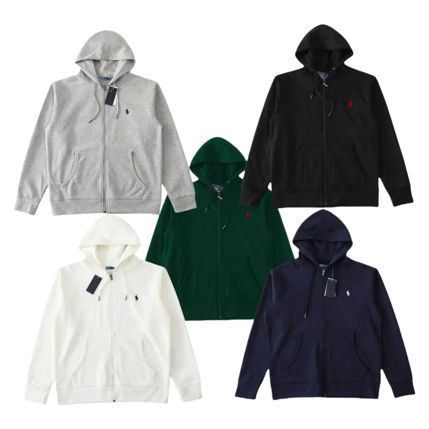 Hooded sweatshirt men's and women's casual zipper cardigan jacket - MY