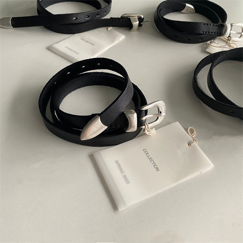 PYC Our style designer top layer tree cream cowhide belt washed old natural grain frosted silver buckle belt Fotografie QC de pe 1688 pe Qualit.ly