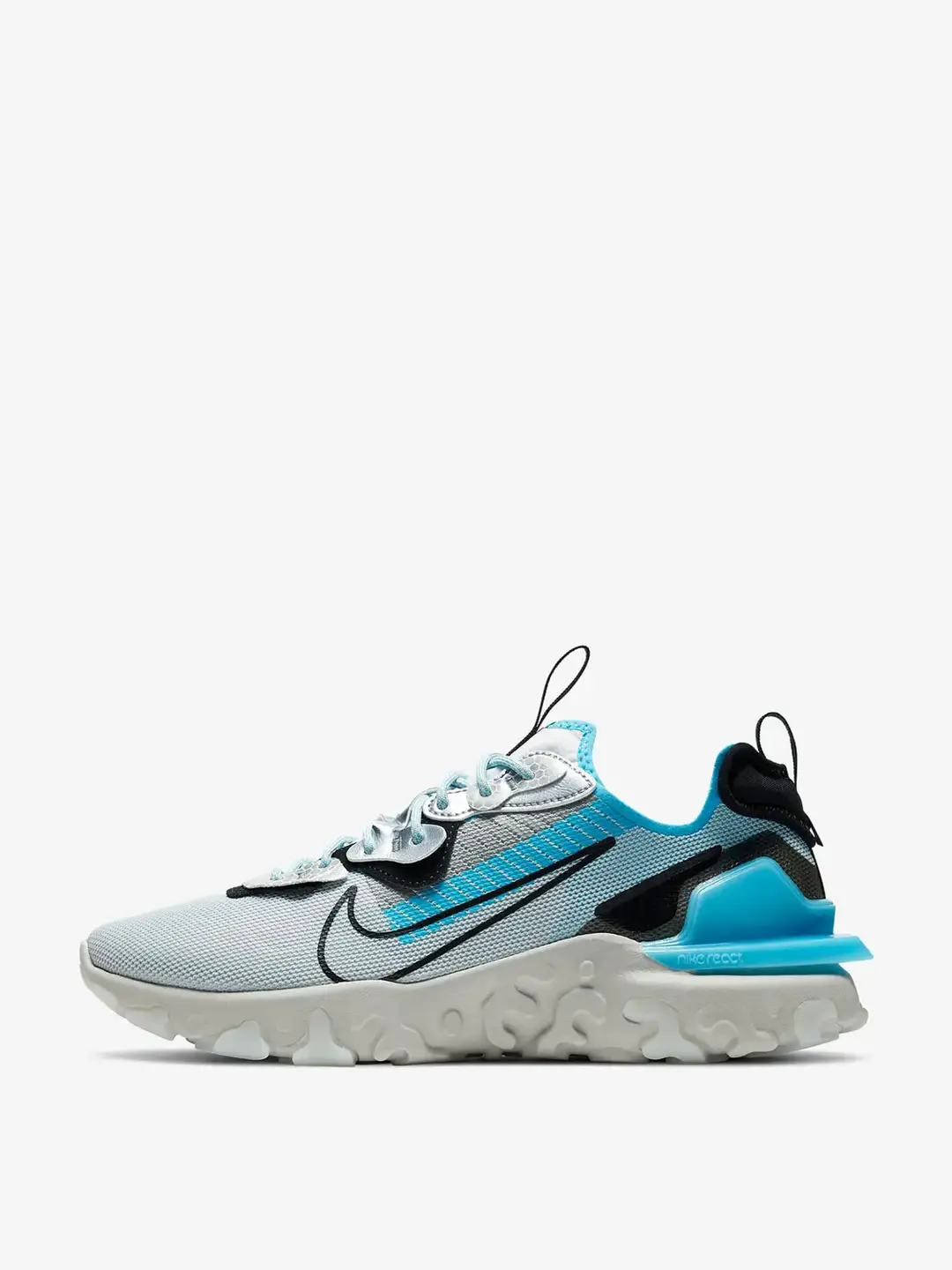 Nike/Nike Official Authentic React Vision Prm 3m Men's and Women's Plaid Sports Shoes Cu1463