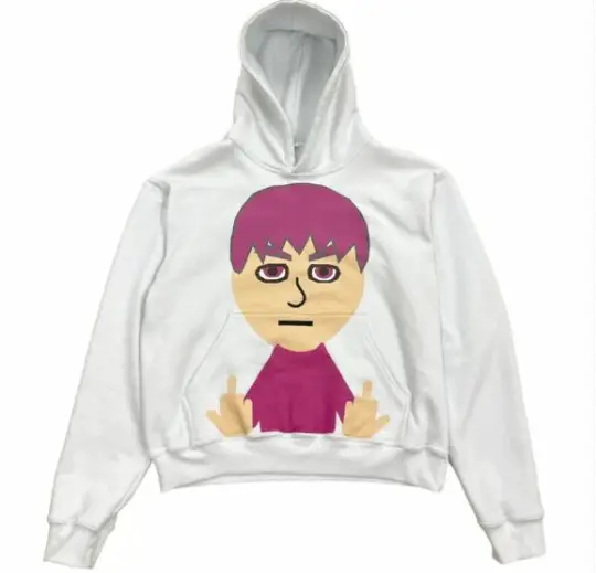2024 Amazon New Cartoon Cartoon Turtleneck Hoodie Winter High Street Crewneck fleece-lined Girl Sweater