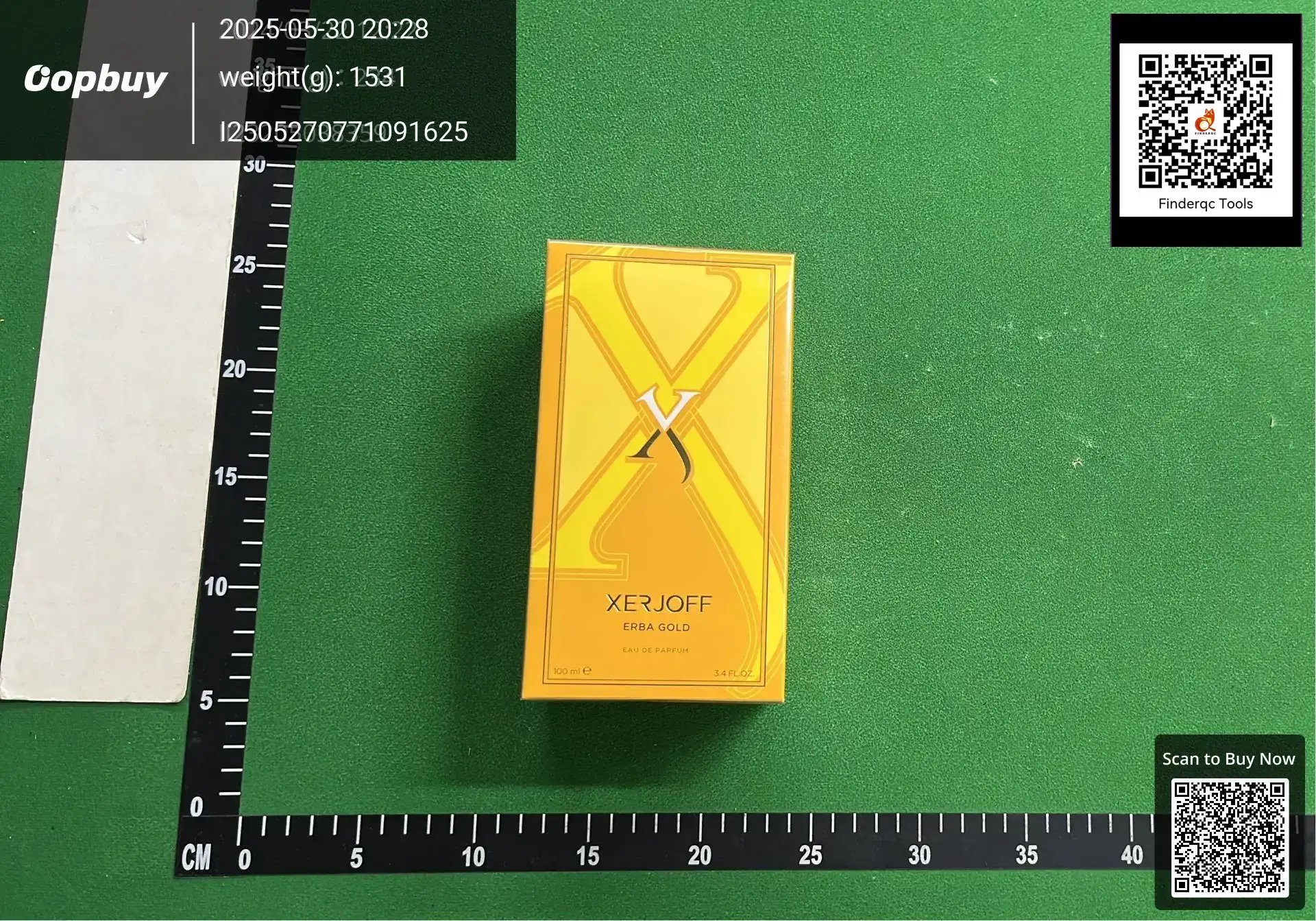 XERJOFF ERBA GOLD EAU DE PARFUM 100ML