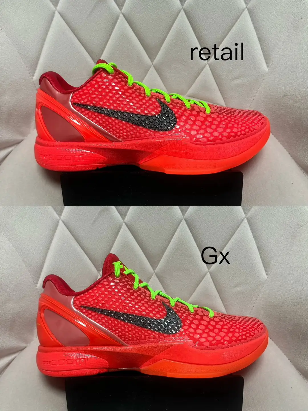 绿x版本 科比6 GX KOBE complete line！World's First REP KOBE