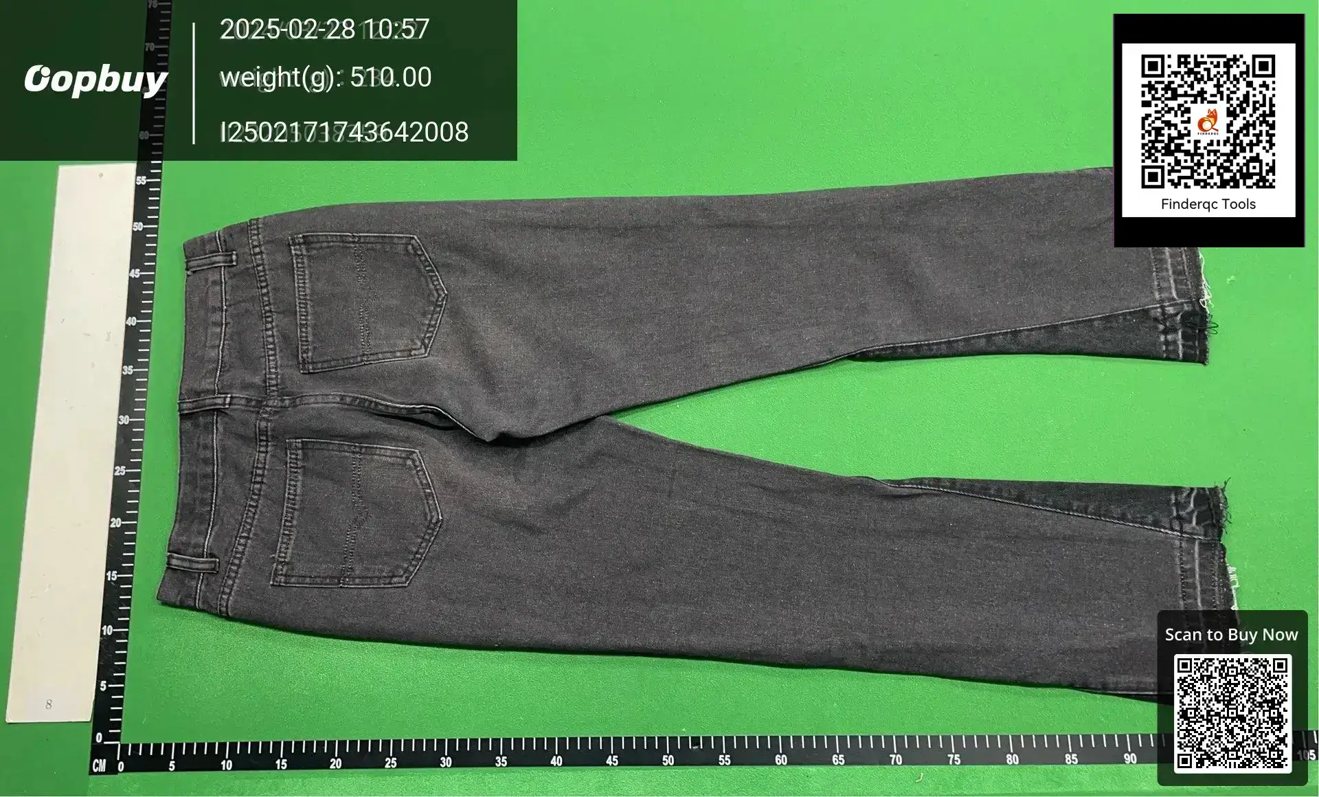 GALLERY DEPT TIDE Meichao High Street wash distressed retro straight pants jeans loose trousers for men