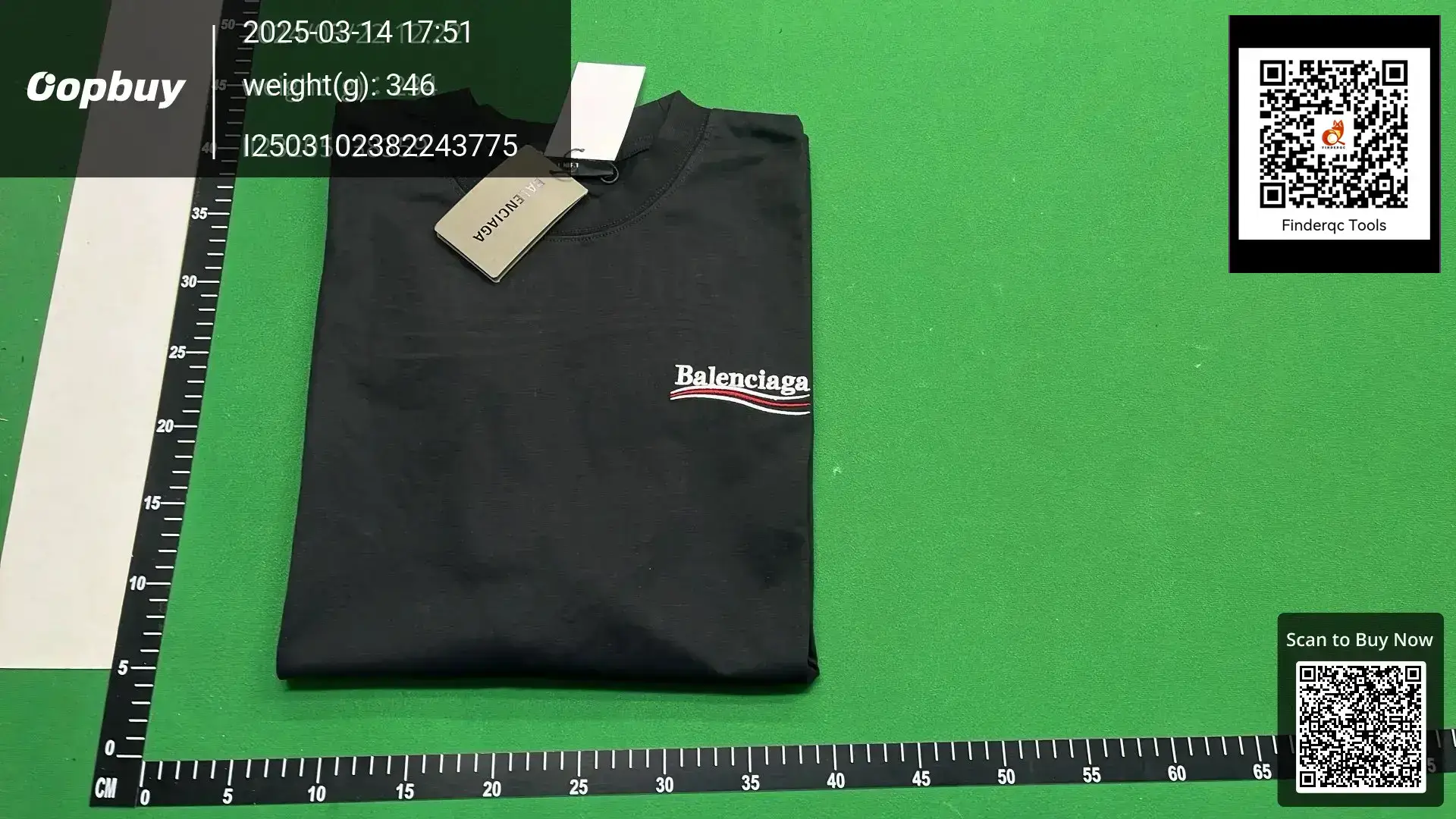Balenciaga Black Logo T-Shirt