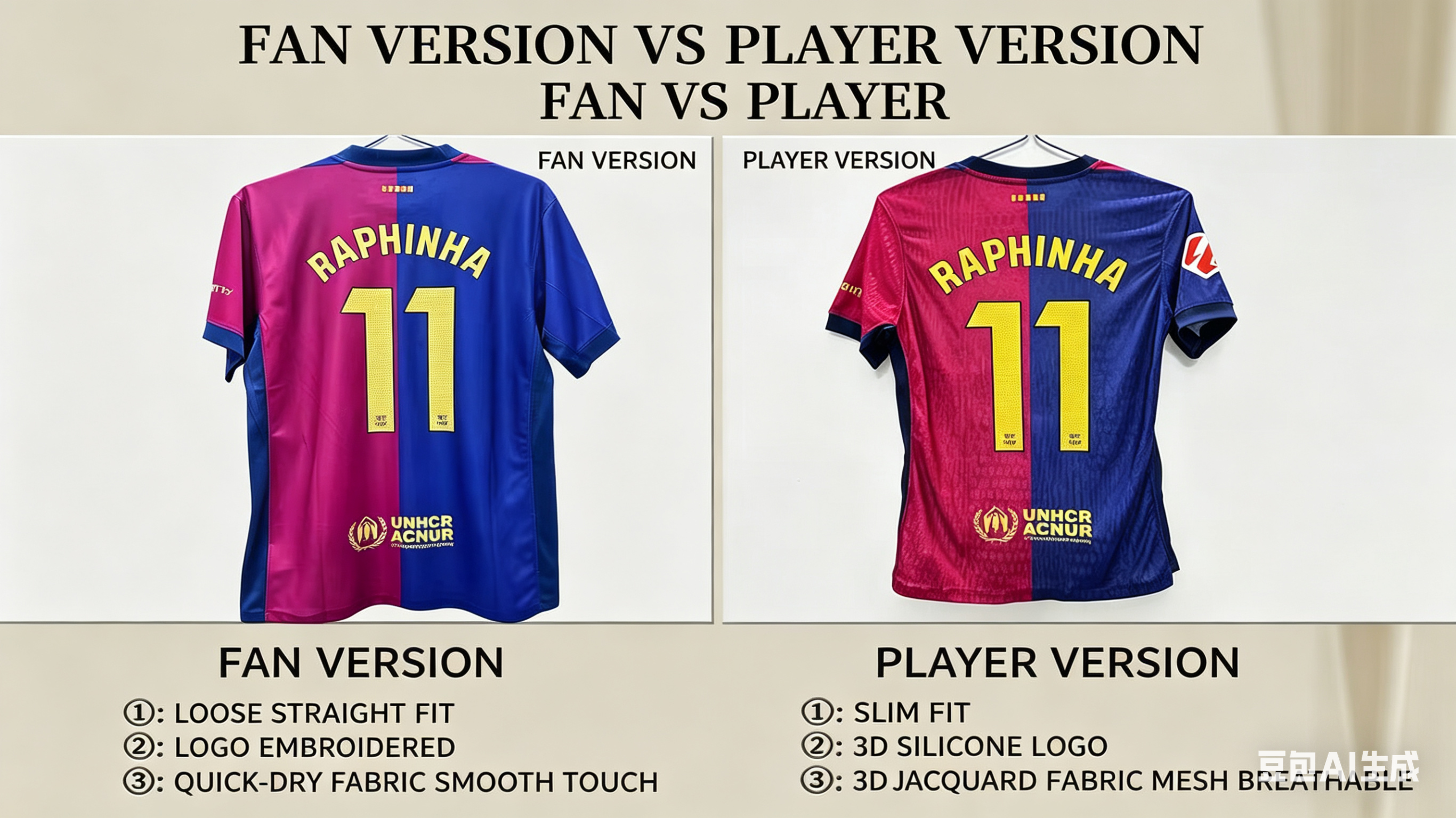 Raphinha 11 Fan Version Jersey QC-foto van WEIDIAN op Qualit.ly