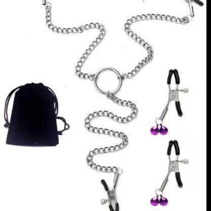 Three-head Double-head Milk Clip Set for Women SM Masturbation Single and Double Bell Milk Clip for Women Sex and Fun Musical Instruments Sex Toys