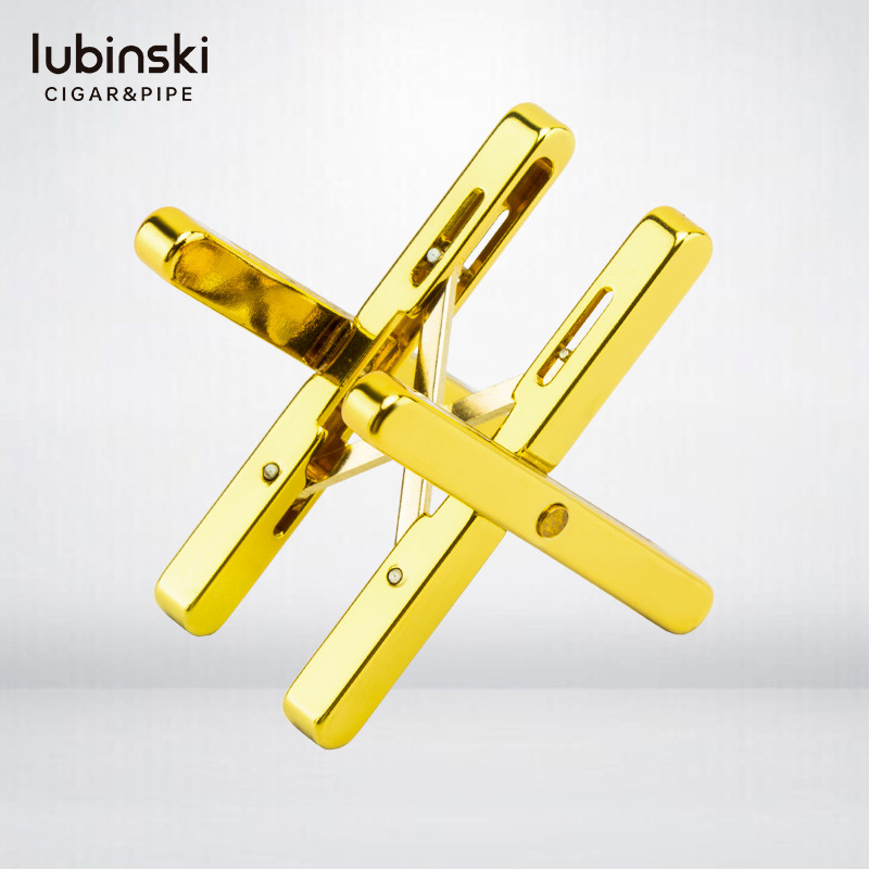 Robinson cigar holder zinc alloy portable folding cigar holder LUBINSKI cigar holder gift box